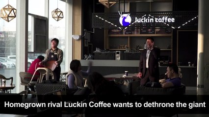 Coffee clash brewing in China: startup Luckin takes on Starbucks