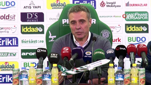 Ersun Yanal Basın Toplantısı | Bursaspor 1-1 Fenerbahçe