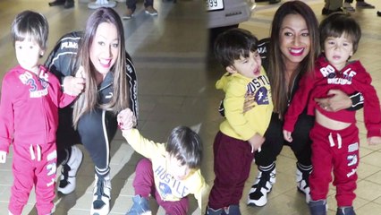 Kashmira Shah spotted in sporty look with her kids at a birthday party, Watch Video | Boldsky