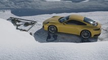 Spectacular presentation of the new Porsche 911 at an altitude of 1,408 metres