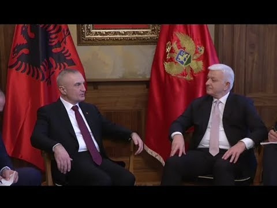Report TV - Presidenti Meta vizitë zyrtare në Malin e Zi: Përfaqësim më përfshirës të shqiptarëve