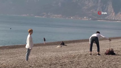 Antalya'da Kışın Deniz Keyfi