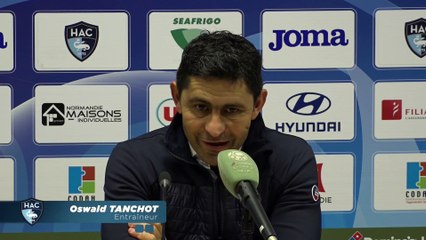 Après HAC - Red Star (1-0), réaction d'Oswald Tanchot