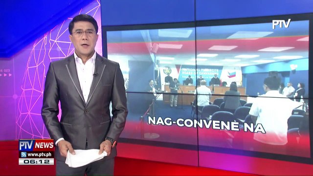 Canvassing ng COMELEC kaugnay ng BOL, pansamantalang itinigil