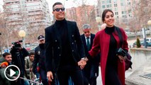 Cristiano Ronaldo acude a juicio acompañado de Georgina Rodríguez