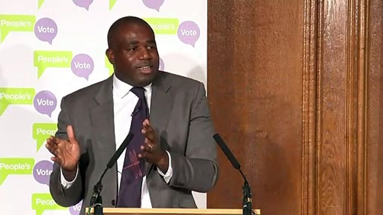 Lucas and Lammy demand a People's Vote
