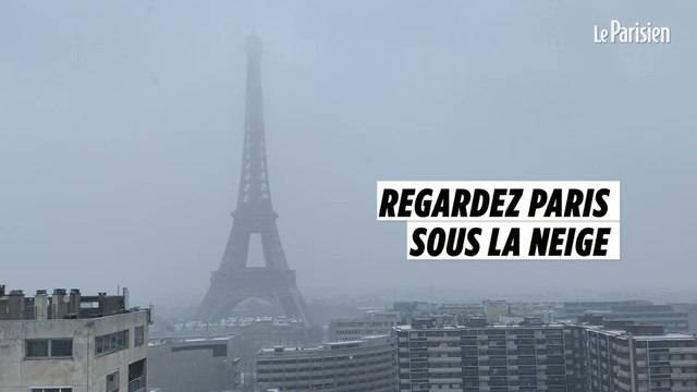 Neige à Paris : les touristes découvrent la capitale sous les flocons