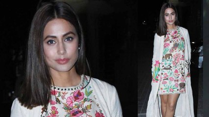 Hina Khan looks Happy after watching Aamir Khan's Rubaru Roshni ; Watch video | FilmiBeat