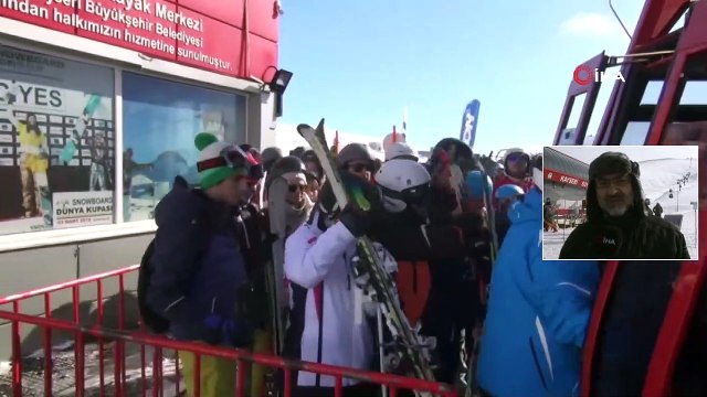 Erciyes Hafta Sonu 110 Bin Kişiyi Ağırladı