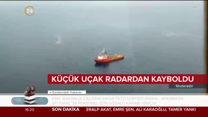 Küçük uçak radardan kayboldu