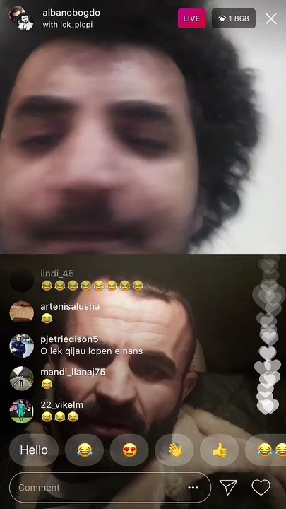 Albano Bogdo sherr me Lek Plepin