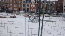 La neige est tombée à Bruxelles ce 22 janvier
