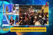 Unión Venezolana en Perú se pronuncia por actos violentos contra sus compatriotas en Ecuador