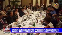 Solons set budget bicam conference ground rules