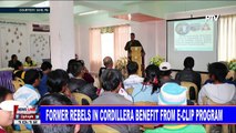 Former rebels in Cordillera benefit from E-CLIP program