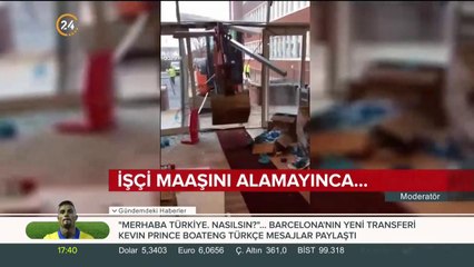 Descargar video: İşçi maaşını alamayınca...