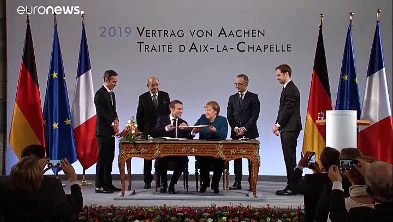 Deutsch-französischer Freundschaftspakt unterzeichnet