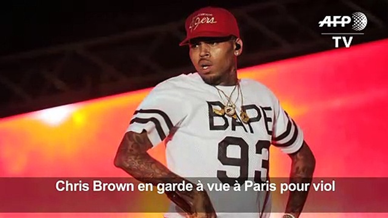 Le rappeur Chris Brown en garde à vue à Paris pour viol