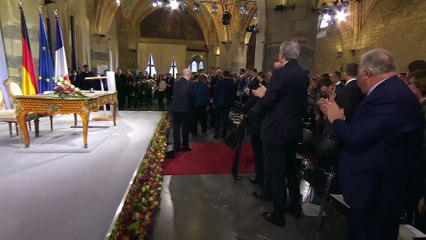 Macron y Merkel sellan un tratado contra el populismo y el nacionalismo