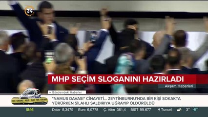 İşte MHP'nin seçim sloganı
