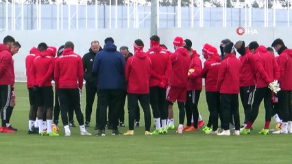 Sivasspor’da, Trabzonspor maçı hazırlıkları başladı