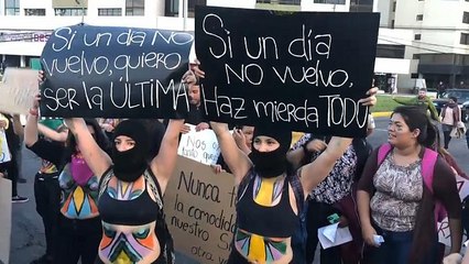 Los ecuatorianos alzan la voz para condenar la violencia machista