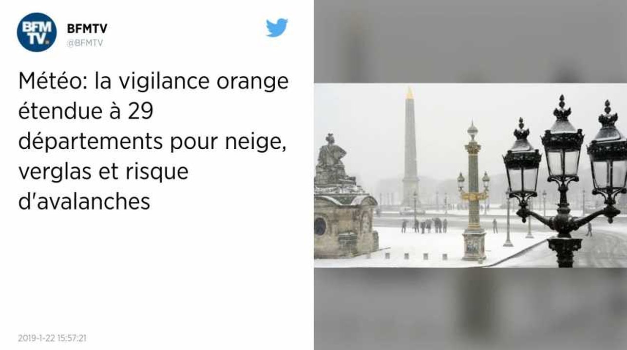 Météo. 25 départements en vigilance orange neige-verglas, quatre en alerte avalanches