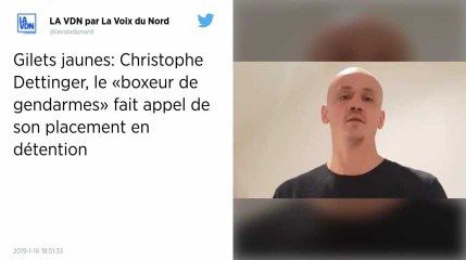 Christophe Dettinger. La justice statuera ultérieurement sur sa demande de remise en liberté