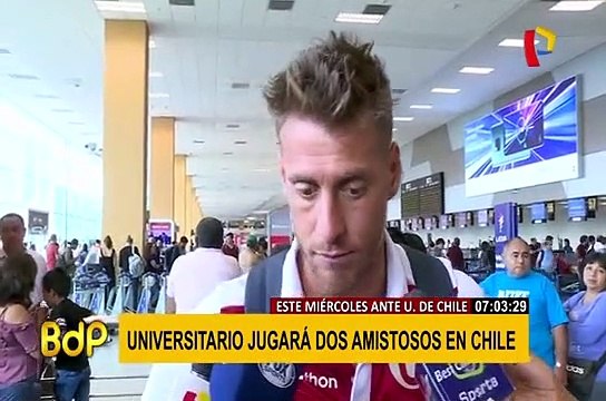 Universitario de Deportes viajó a Chile para disputar partidos amistosos