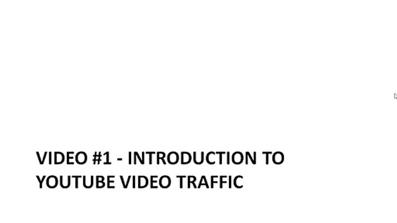 Unlimited YouTube Traffic A Complete Guide to Free Traffic - udemy