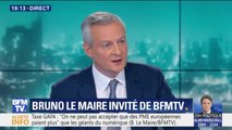 Gilets jaunes: Bruno Le Maire assure que 