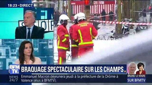 Paris: Braquage spectaculaire de banque sur les Champs-Élysées (2/2)