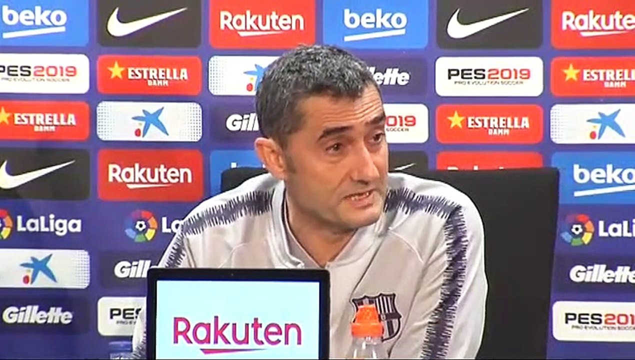 Ernesto Valverde sobre el polémico gol de Suárez: "Hay un contacto posterior al golpeo de Luis y para mí es gol legal"