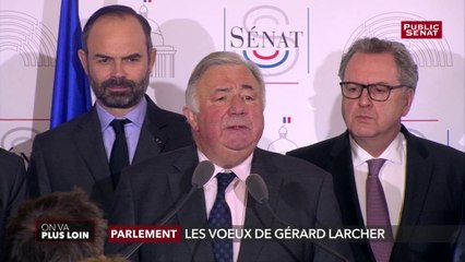 Vœux:  Gérard Larcher présente son assemblée comme force de propositions"