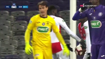 Dans un angle fermé, Dia a signé l'égalisation rémoise d'une frappe enroulée