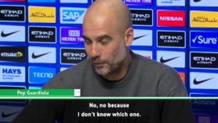 Players need rhythm - Guardiola