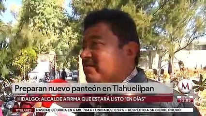 En breve, nuevo panteón municipal de Tlahuelilpan