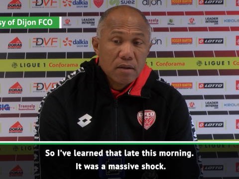 Sala news a massive shock - Dijon head coach Kombouare