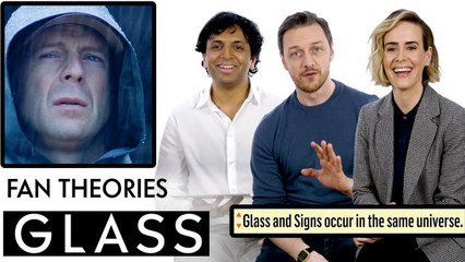 Glass Fan Theories With James McAvoy, M. Night Shyamalan & Sarah Paulson