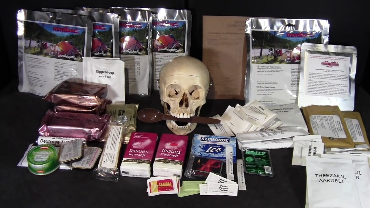 RARE Dutch MRE Tasting  Arctic Combat Ration Menu 3 -- Eating Freeze Dried Military Food