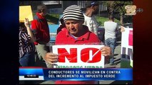 Protesta de propietarios de autos antiguos