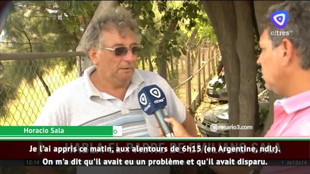 Disparition d'Emiliano Sala - Son papa témoigne : ''J'aimerais tellement qu'on le retrouve en vie''