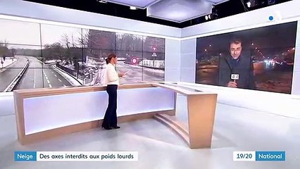 Neige : des axes interdits aux poids lourds