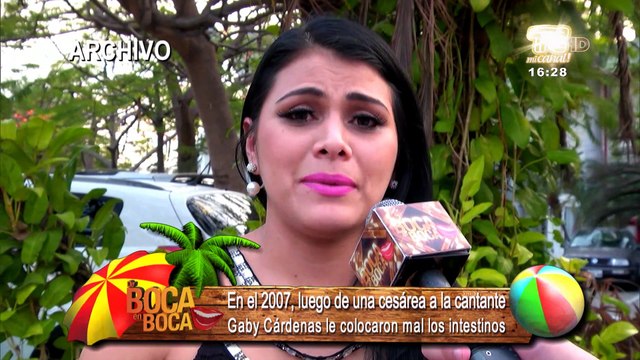 Gabriela Cárdenas regresó a los escenarios luego de la cirugía de hernias en sus intestinos