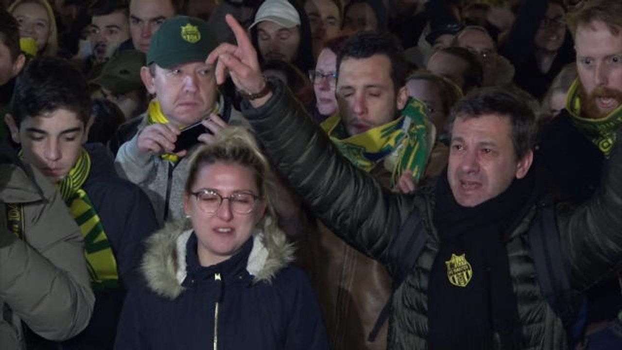 Disparition d'Emiliano Sala - L'hommage des suporters nantais