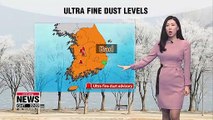 Fine dust rolls through Korean peninsula _ 012319