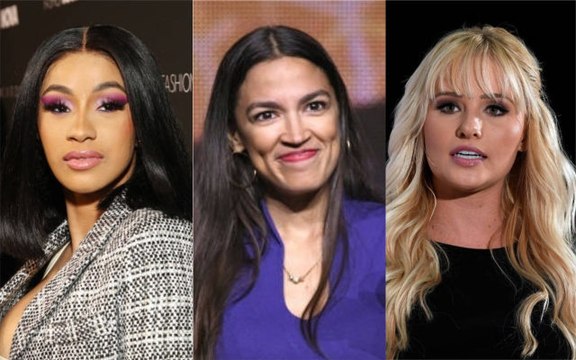 Cardi B, Tomi Lahren and Rep. Alexandria Ocasio-Cortez in Twitter Feud