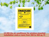 Emerson Quiet Kool EARC10RE1 10000 BTU 115V Window Air Conditioner White