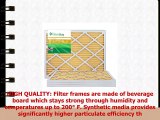 FilterBuy 14x30x1 MERV 11 Pleated AC Furnace Air Filter Pack of 4 Filters 14x30x1  Gold