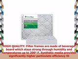 FilterBuy 14x30x1 MERV 8 Pleated AC Furnace Air Filter Pack of 6 Filters 14x30x1